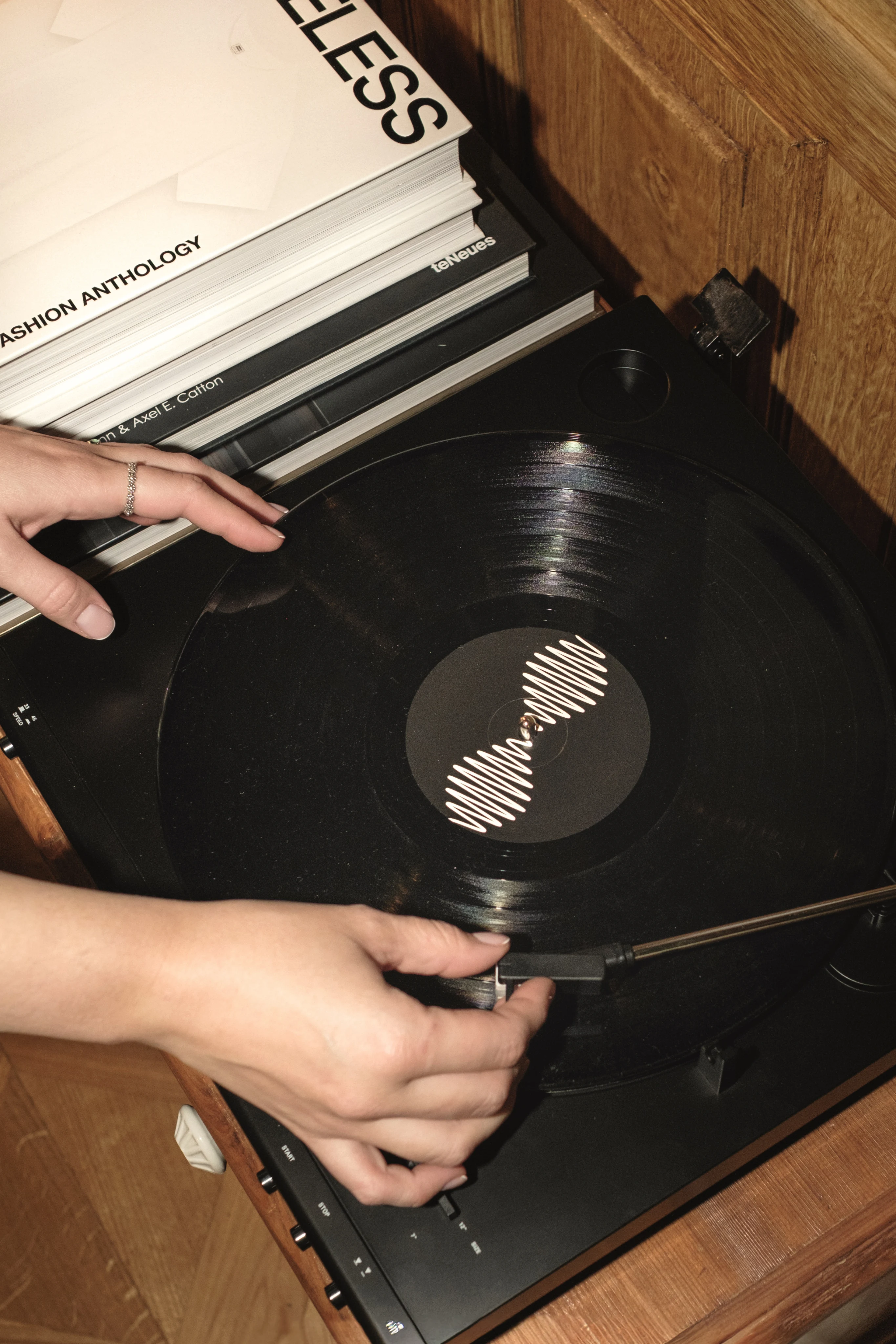 Pouštět si gramofon