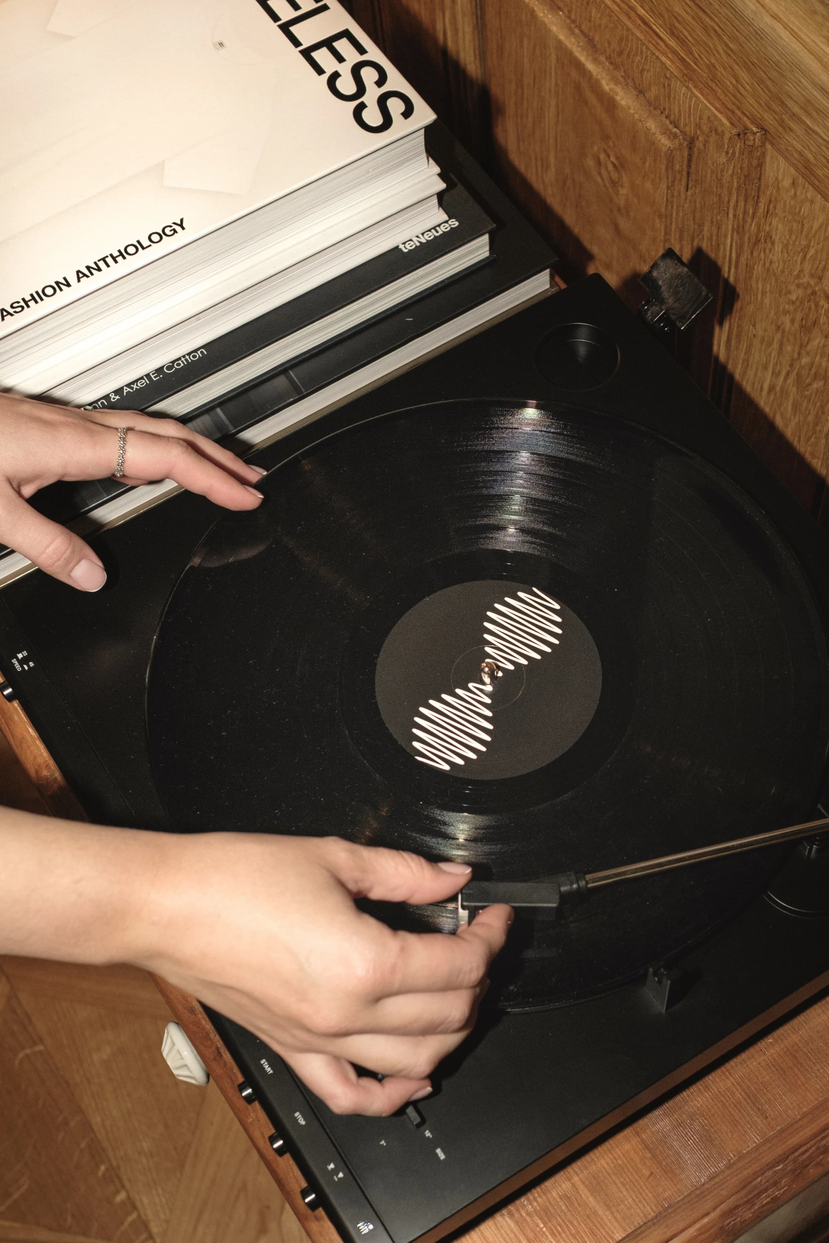 Pouštět si gramofon